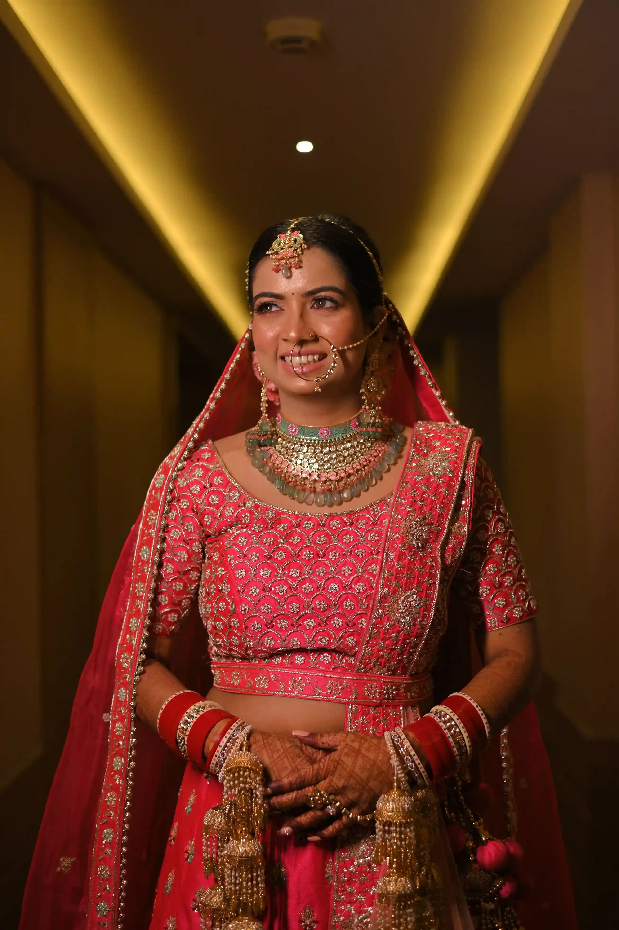 Student work from the Monika Monisha Makeup Academy course