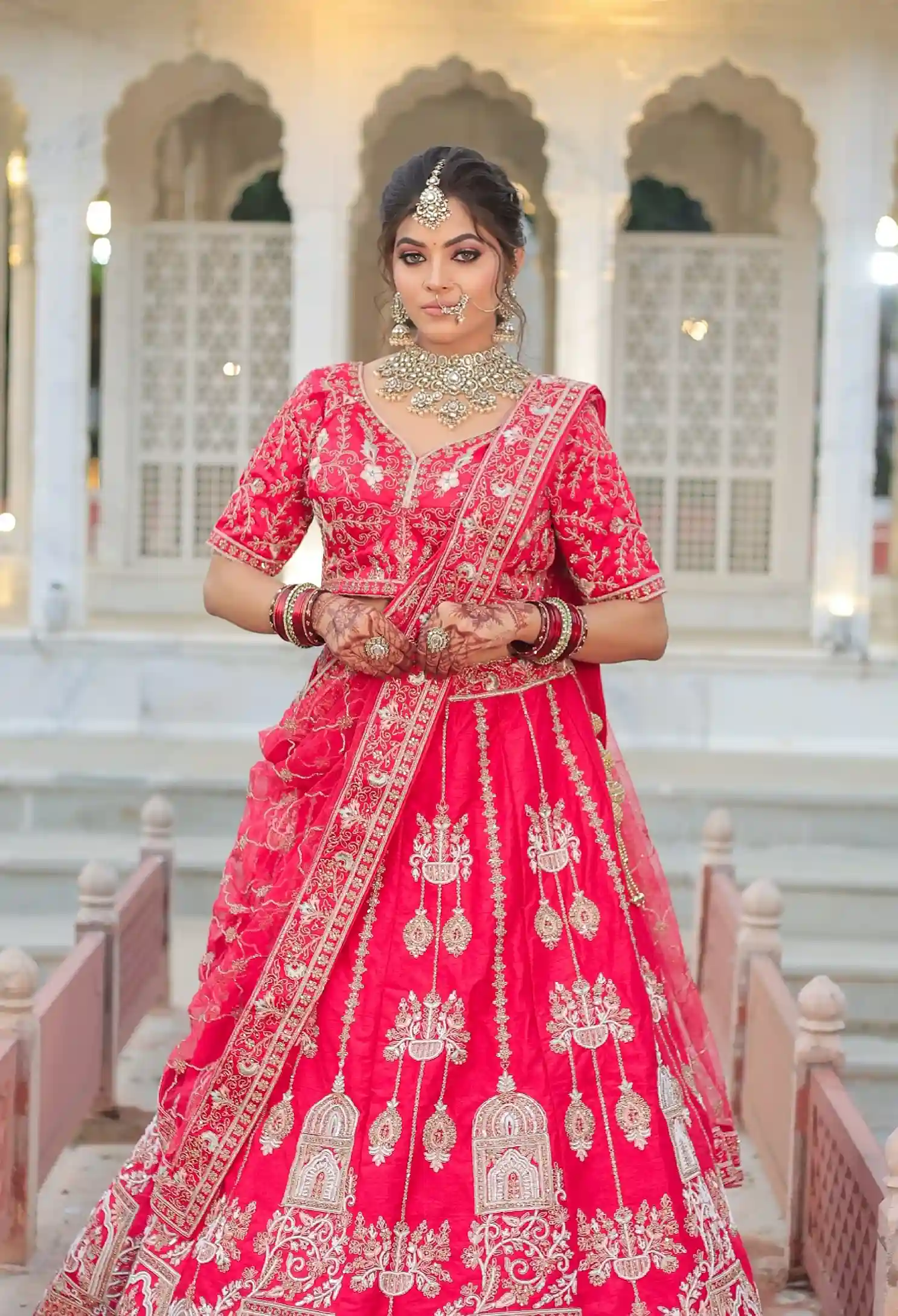 Elegant party makeup for a client